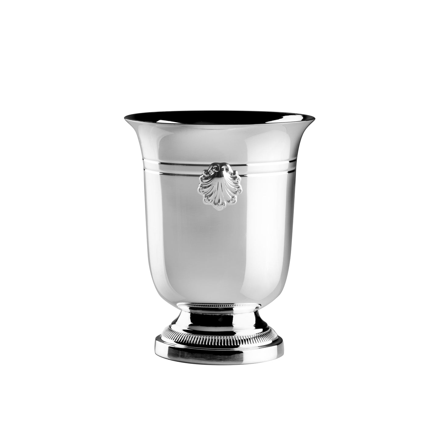 Timbale sur pied COQUILLES - argent massif