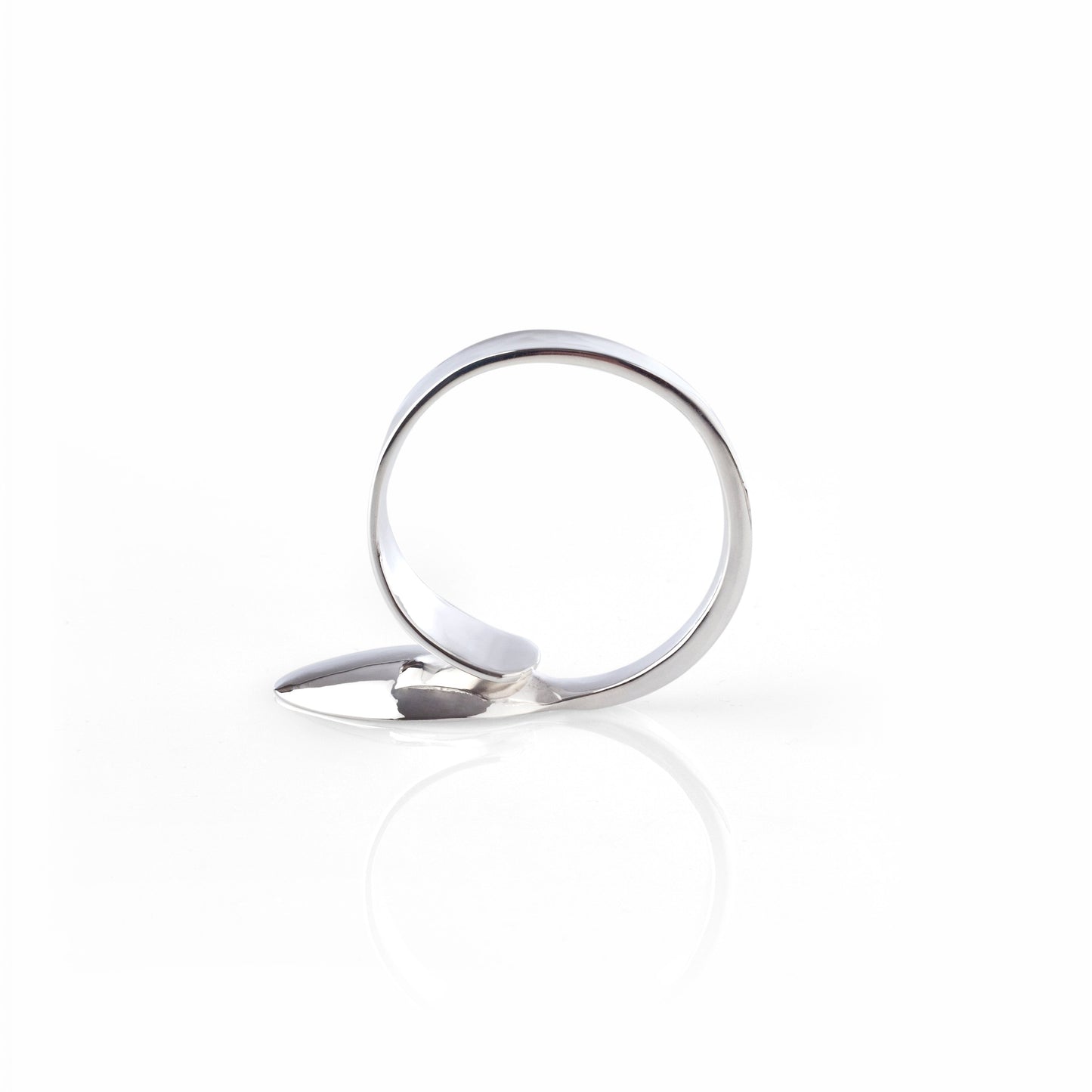 Rond de serviette droit BIENVENUE 5.5 Designers - argent massif