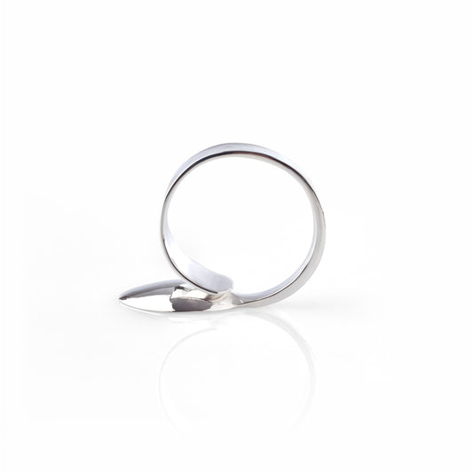 Rond de serviette droit BIENVENUE 5.5 Designers - argent massif