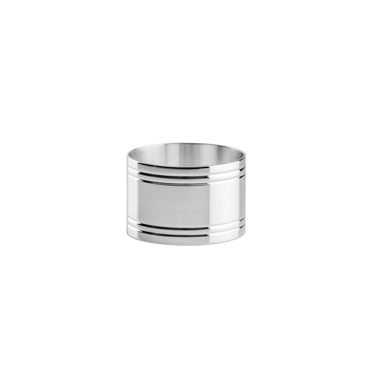 Rond de serviette droit FILET - argent massif