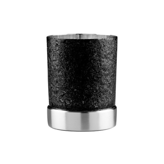 Timbale émaillée d'Orfèvre en argent massif - Collection SATURNE DARK