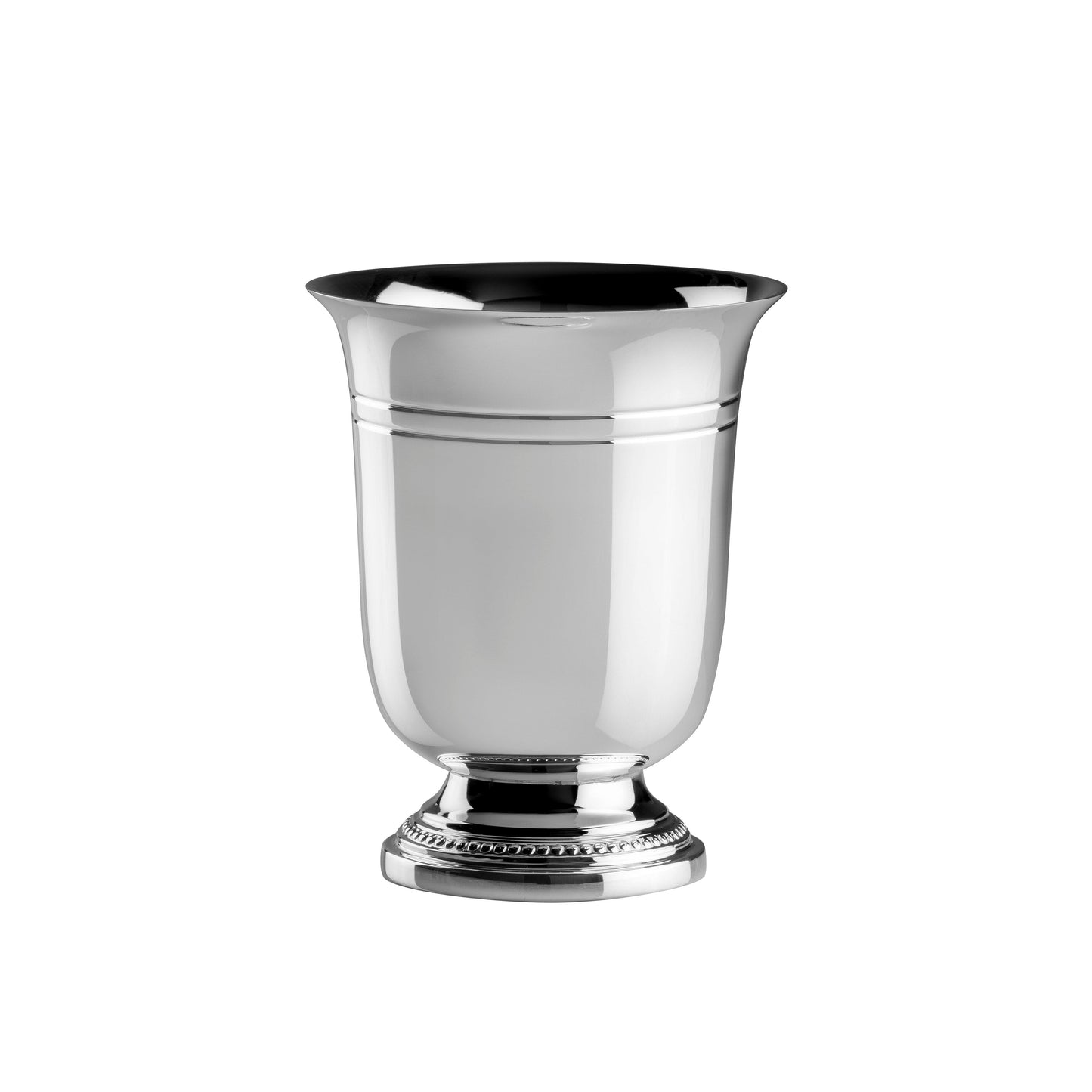Timbale sur pied PERLES - argent massif